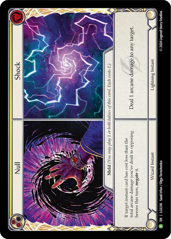Null // Shock — Flesh and Blood: Promo Cards