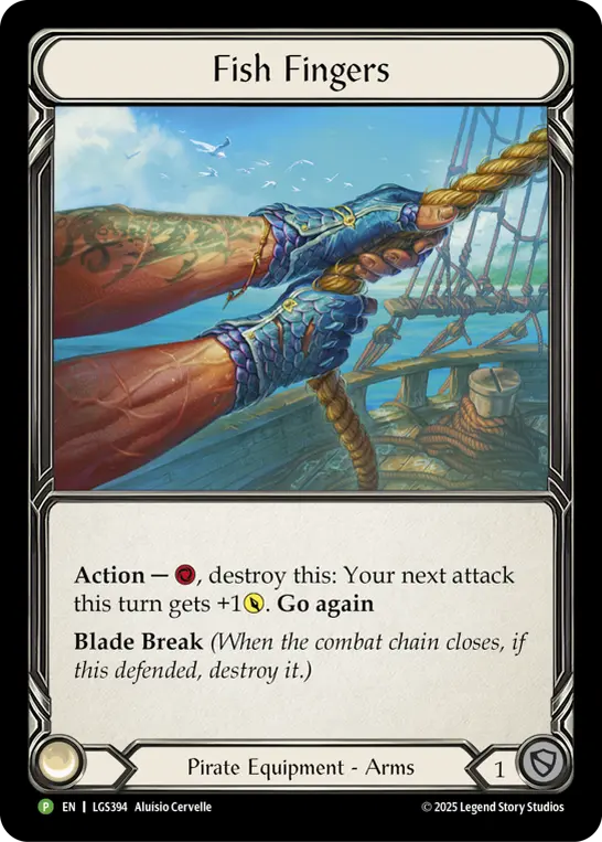 Fish Fingers (LGS394) — Flesh and Blood: Promo Cards Flesh and Blood card by Aluísio Cervelle