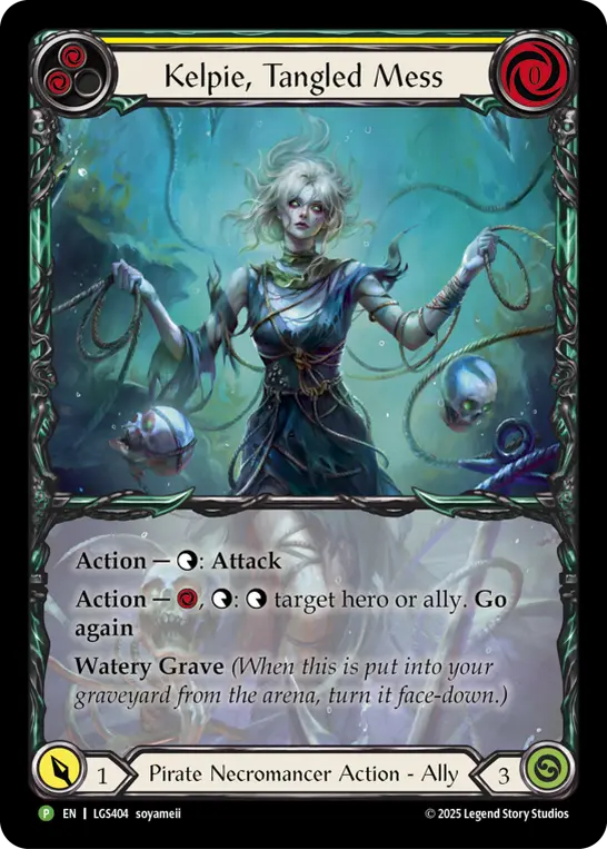 Kelpie, Tangled Mess (LGS404) — Flesh and Blood: Promo Cards Flesh and Blood card by soyameii