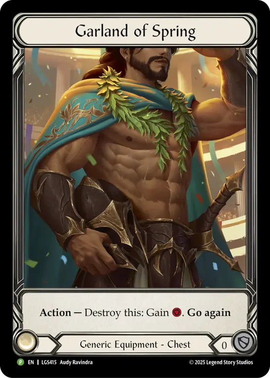 Garland of Spring - LGS415 — Flesh and Blood: Promo Cards Flesh and Blood card by Andy Aslamov