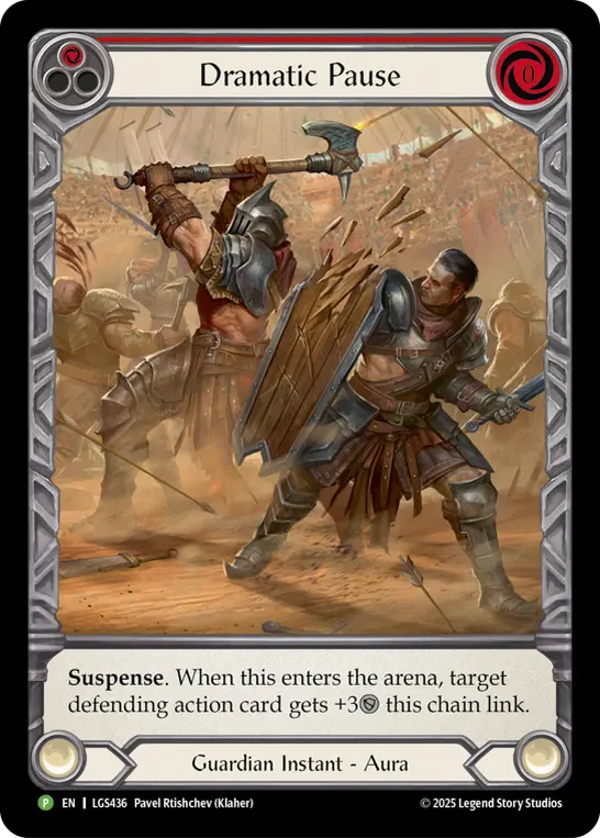 Dramatic Pause - LGS436 — Flesh and Blood: Promo Cards Flesh and Blood card by Pavel Rtishchev (Klaher)