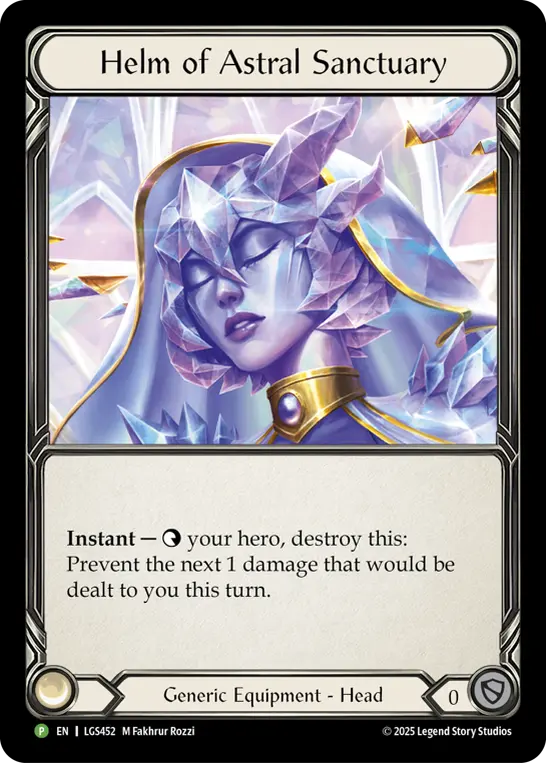 Helm Of Astral Sanctuary — Flesh and Blood: Promo Cards Flesh and Blood card by M Fakhrur Rozzi