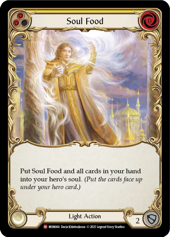 Soul Food — Monarch Flesh and Blood card by Daria Khlebnikova