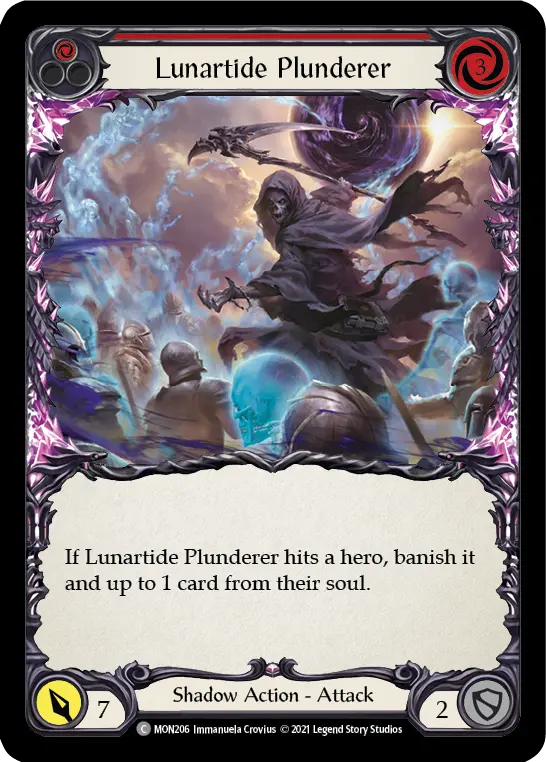 Lunartide Plunderer (Red) — Monarch Flesh and Blood card by Immanuela Crovius