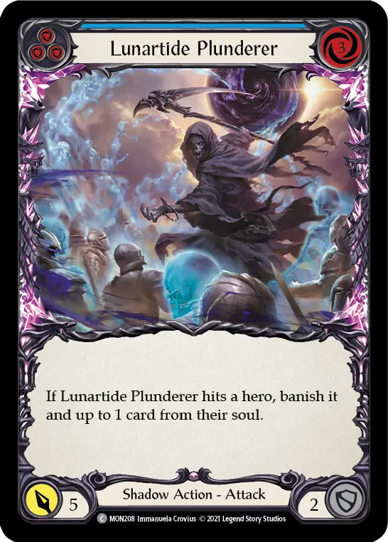 Lunartide Plunderer (Blue) — Monarch Flesh and Blood card by Immanuela Crovius