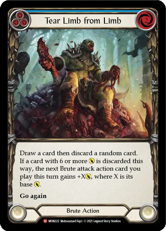 Tear Limb from Limb — Monarch Flesh and Blood card by Muhammad Fajri