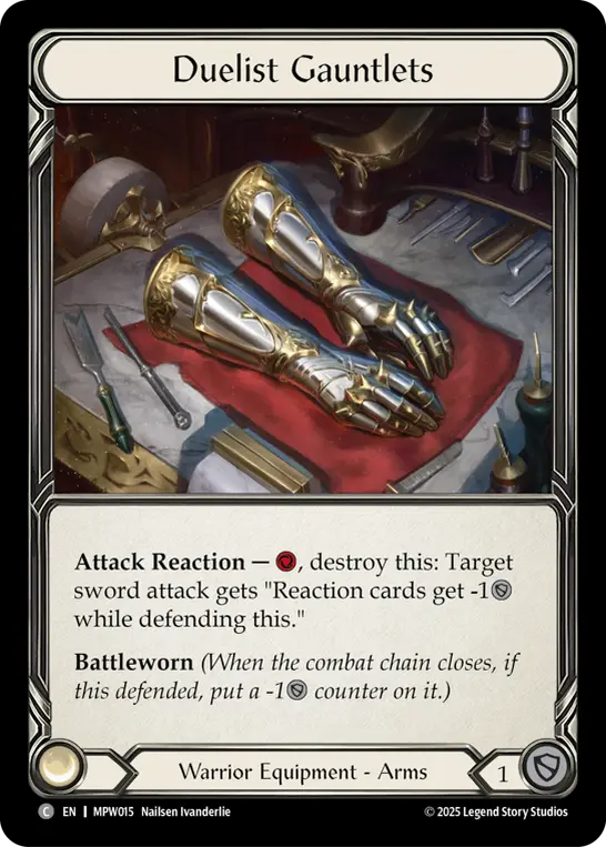 Duelist Gauntlets — Mastery Pack Warrior