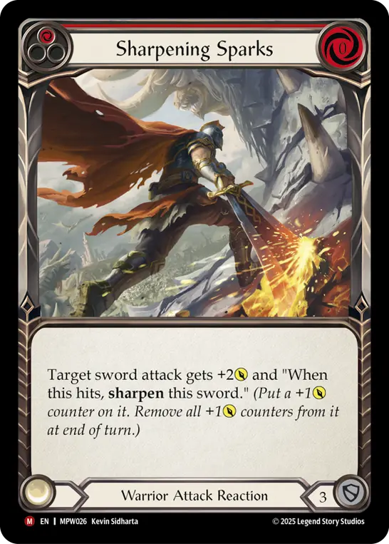 Sharpening Sparks (Extended Art) — Mastery Pack Warrior