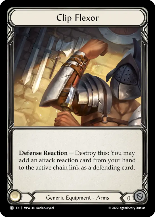 Clip Flexor — Mastery Pack Warrior Flesh and Blood card by Nadia Suryani