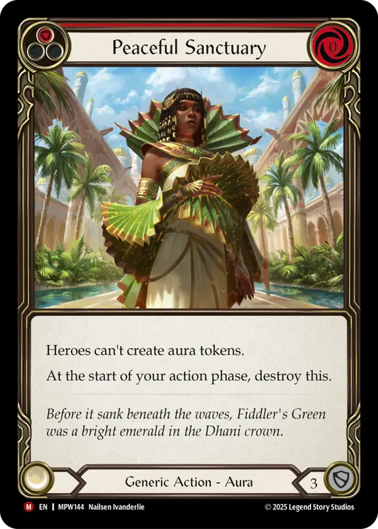 Peaceful Sanctuary (Red) — Mastery Pack Warrior