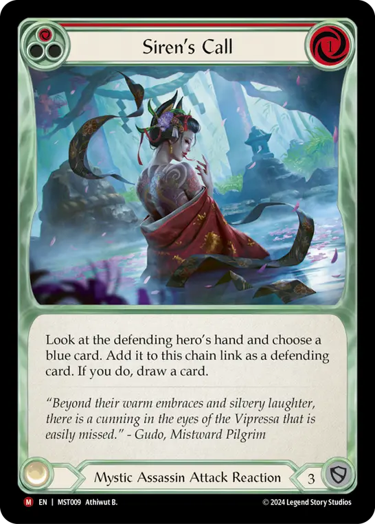 Siren's Call — Part the Mistveil Flesh and Blood card by Athiwut B.