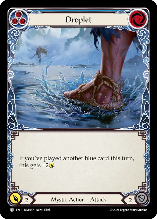 Droplet — Part the Mistveil Flesh and Blood card by Faizal Fikri