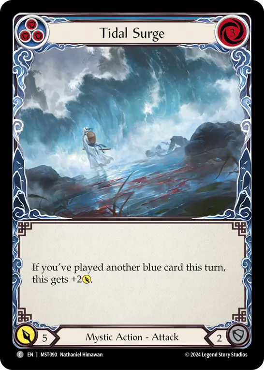 Tidal Surge — Part the Mistveil Flesh and Blood card by Nathaniel Himawan