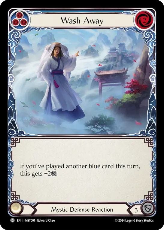 Wash Away — Part the Mistveil Flesh and Blood card by Edward Chee