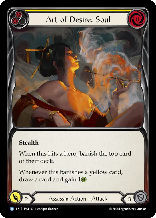 Art of Desire: Soul — Part the Mistveil Flesh and Blood card by Henrique Lindner
