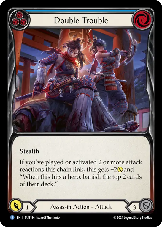 Double Trouble (Blue) — Part the Mistveil