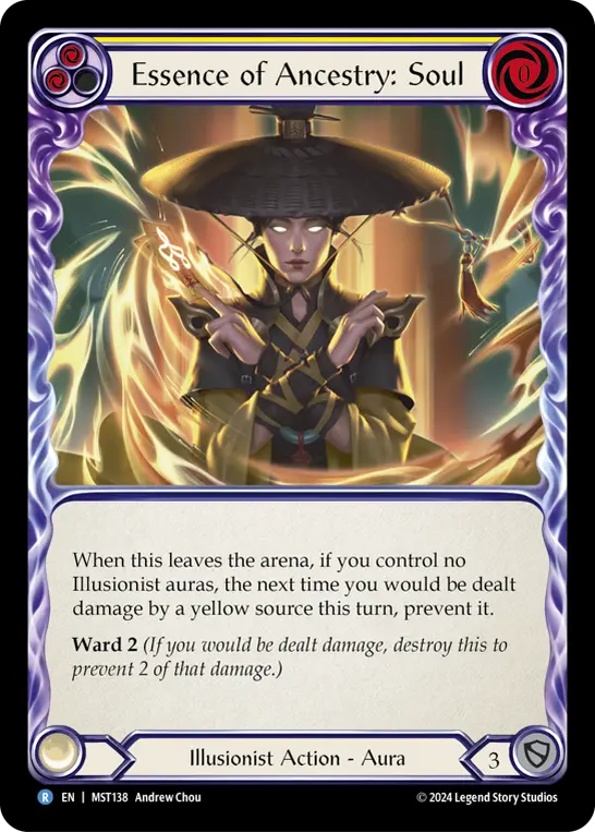 Essence of Ancestry: Soul — Part the Mistveil Flesh and Blood card by Andrew Chou