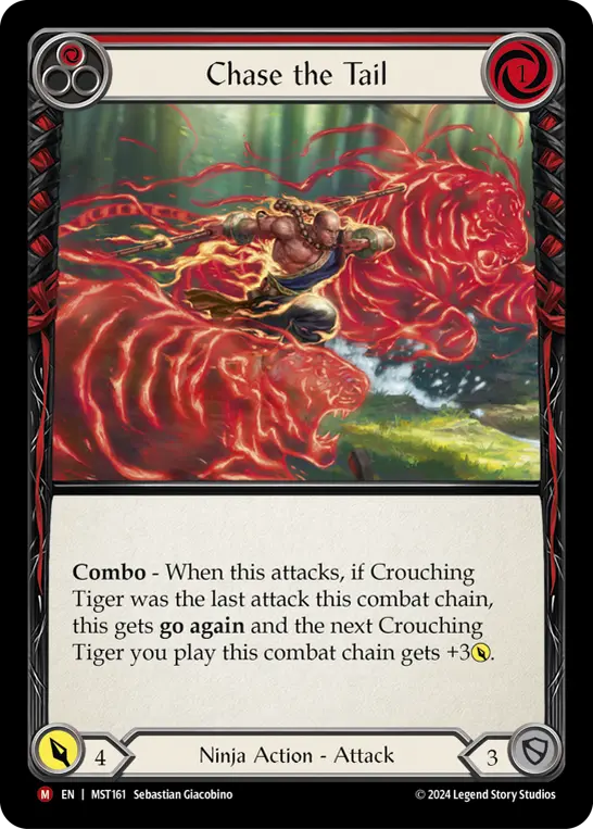 Chase the Tail — Part the Mistveil Flesh and Blood card by Sebastian Giacobino