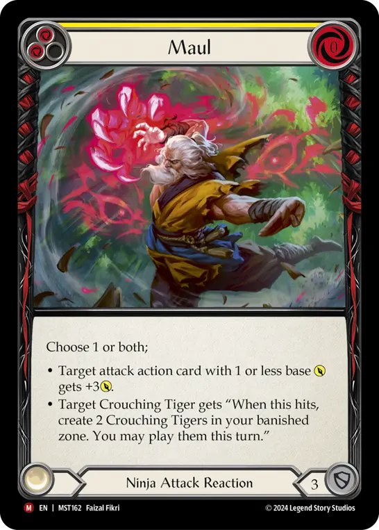 Maul — Part the Mistveil Flesh and Blood card by Faizal Fikri