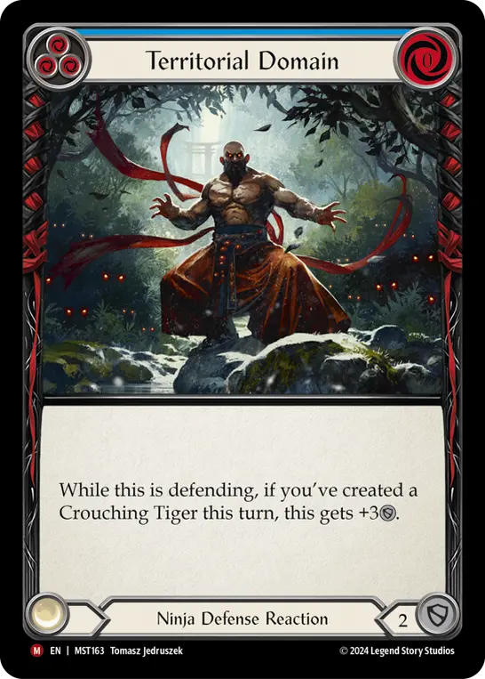 Territorial Domain — Part the Mistveil Flesh and Blood card by Tomasz Jedruszek