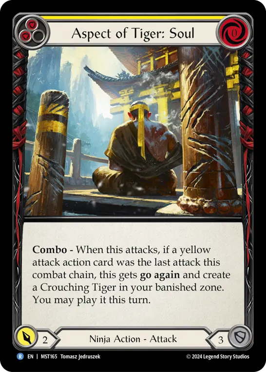 Aspect of Tiger: Soul — Part the Mistveil Flesh and Blood card by Tomasz Jedruszek