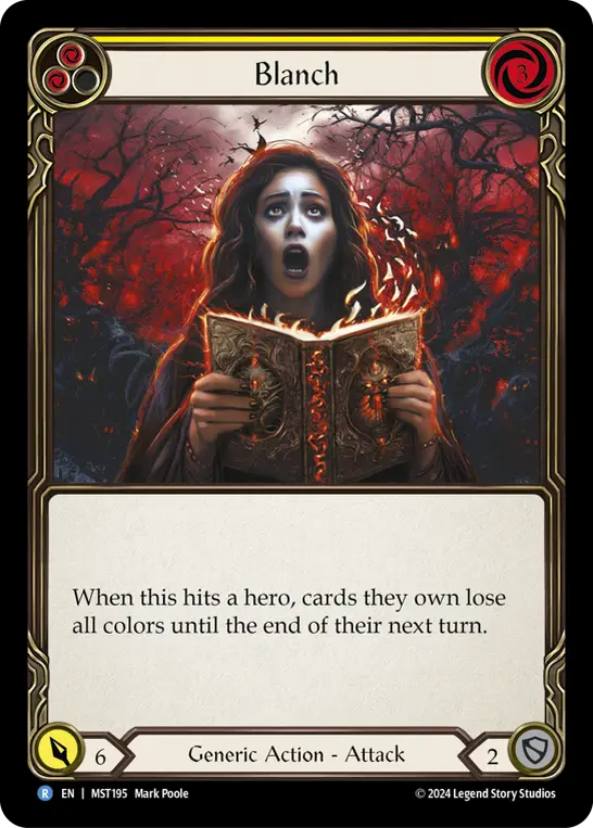 Blanch (Yellow) — Part the Mistveil Flesh and Blood card by Mark Poole