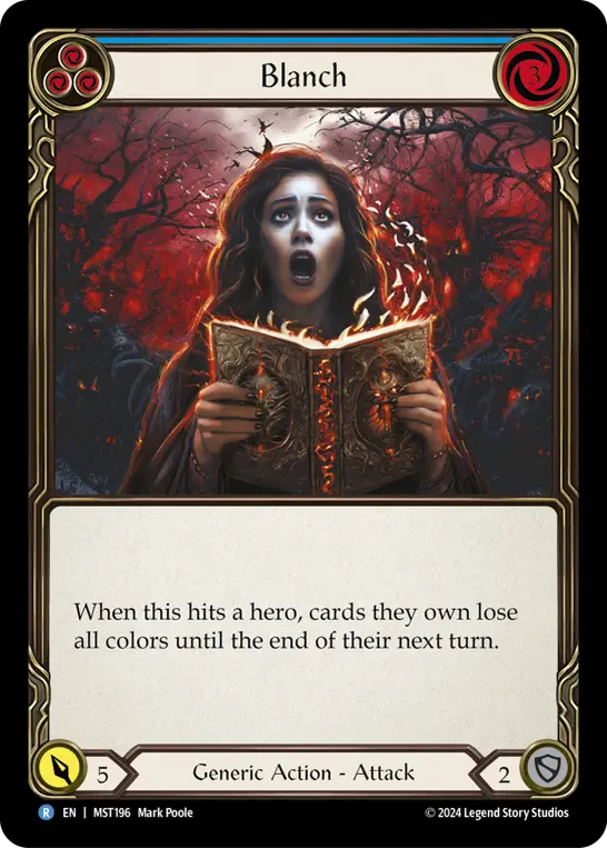 Blanch (Blue) — Part the Mistveil Flesh and Blood card by Mark Poole