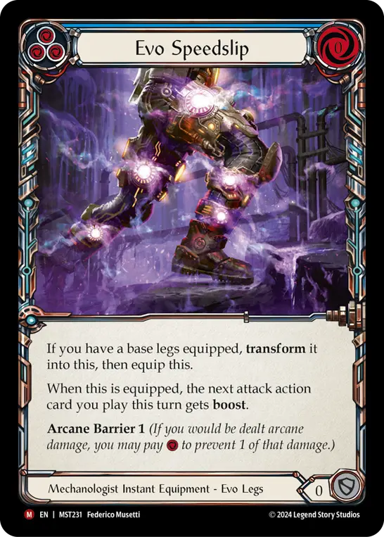 Evo Speedslip — Part the Mistveil Flesh and Blood card by Federico Musetti