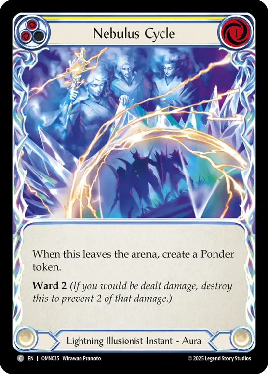 Nebulus Cycle (Yellow) (Extended Art) — Omens of the Third Age