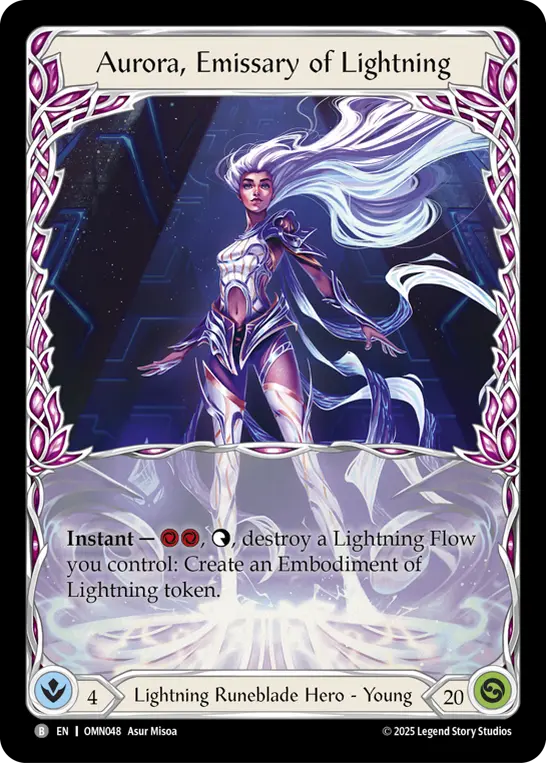 Aurora, Emissary of Lightning (Marvel) — Omens of the Third Age