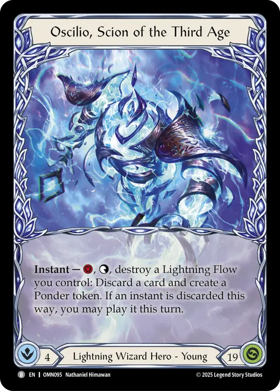 Oscilio, Scion Of The Third Age (Marvel) — Omens of the Third Age Flesh and Blood card by Nathaniel Himawan