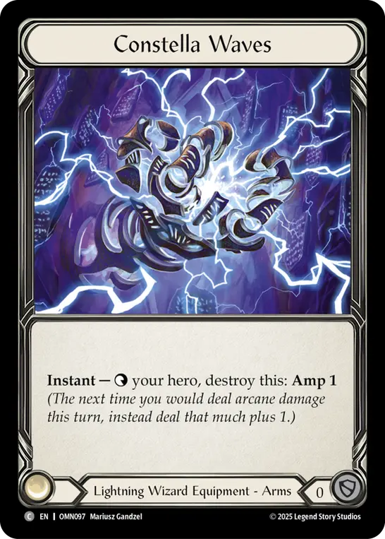 Constella Waves — Omens of the Third Age Flesh and Blood card by Mariusz Gandzel