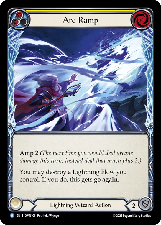 Arc Ramp (Yellow) — Omens of the Third Age Flesh and Blood card by Petrinda Wiyugo