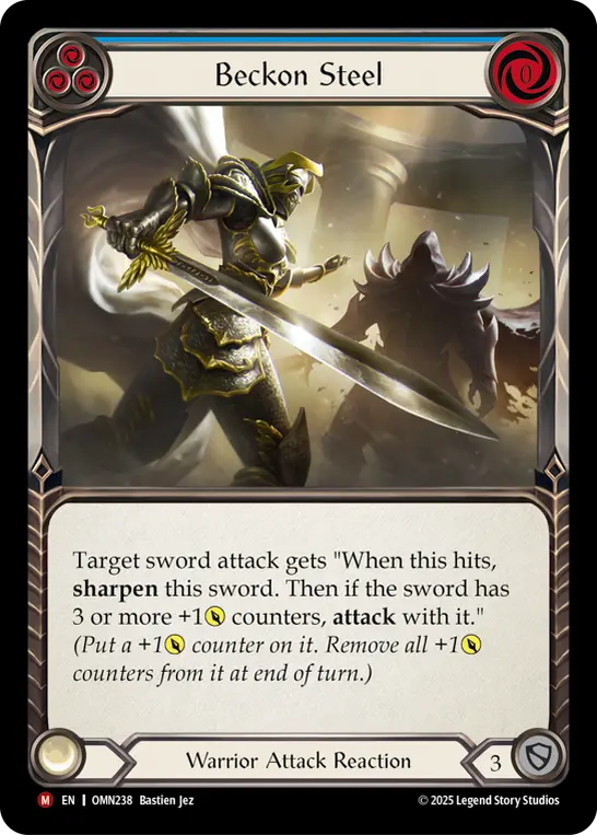 Beckon Steel (Blue) — Omens of the Third Age