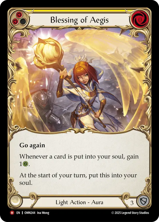 Blessing Of Aegis (Yellow) — Omens of the Third Age