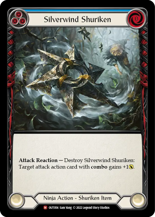 Silverwind Shuriken — Outsiders Flesh and Blood card by Sam Yang