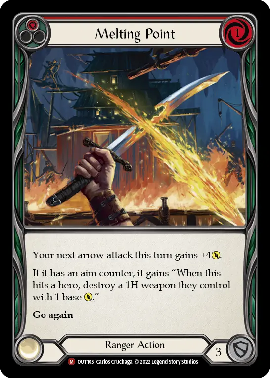 Melting Point — Outsiders Flesh and Blood card by Carlos Cruchaga