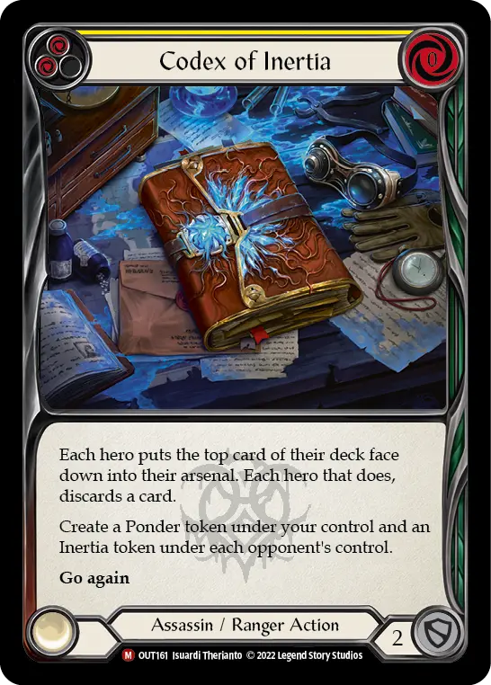 Codex of Inertia (Marvel) — Flesh and Blood card