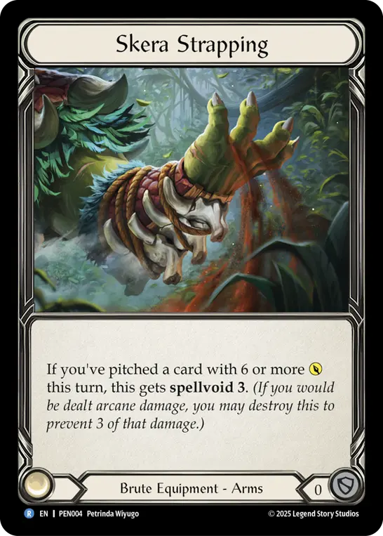 Skera Strapping — Compendium of Rathe Flesh and Blood card by Petrinda Wiyugo