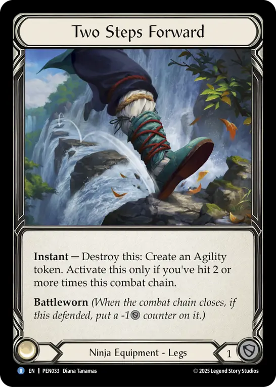 Two Steps Forward — Compendium of Rathe Flesh and Blood card by Diana Tanamas