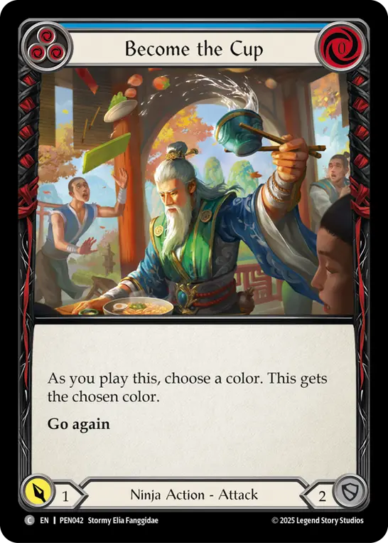 Become The Cup (Blue) — Compendium of Rathe Flesh and Blood card by Monory Edo Fanadjian