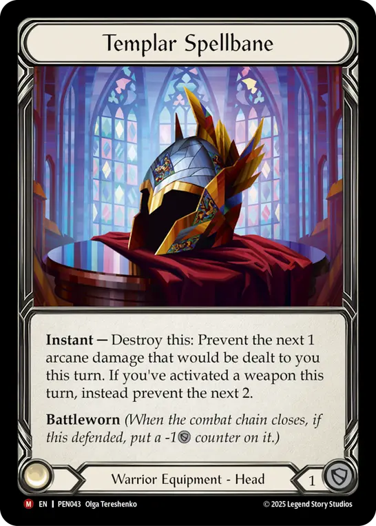 Templar Spellbane — Compendium of Rathe Flesh and Blood card by digichanmonfantasy