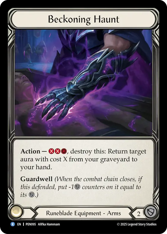 Beckoning Haunt — Compendium of Rathe Flesh and Blood card by Alifka Hammam