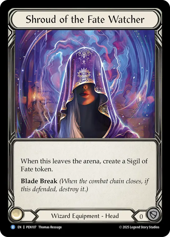 Shroud Of The Fate Watcher — Compendium of Rathe Flesh and Blood card by Thomas Boatwright