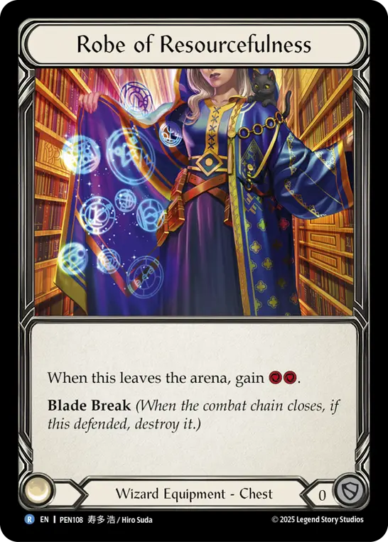 Robe Of Resourcefulness — Compendium of Rathe Flesh and Blood card by 寿多浩 (Hiro Suda)