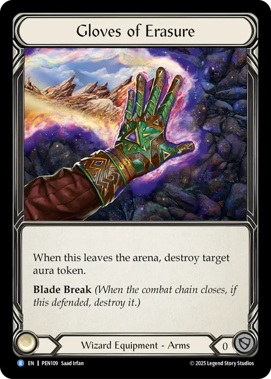 Gloves Of Erasure — Compendium of Rathe Flesh and Blood card by Saad Irfan