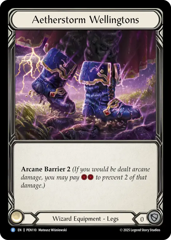 Aetherstorm Wellingtons — Compendium of Rathe Flesh and Blood card by Mateusz Wisniewski