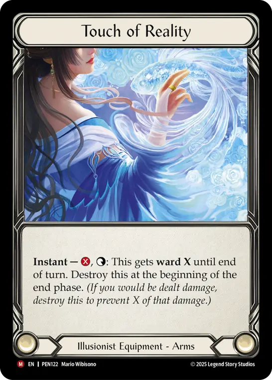 Touch Of Reality — Compendium of Rathe Flesh and Blood card by Mario Wibisono