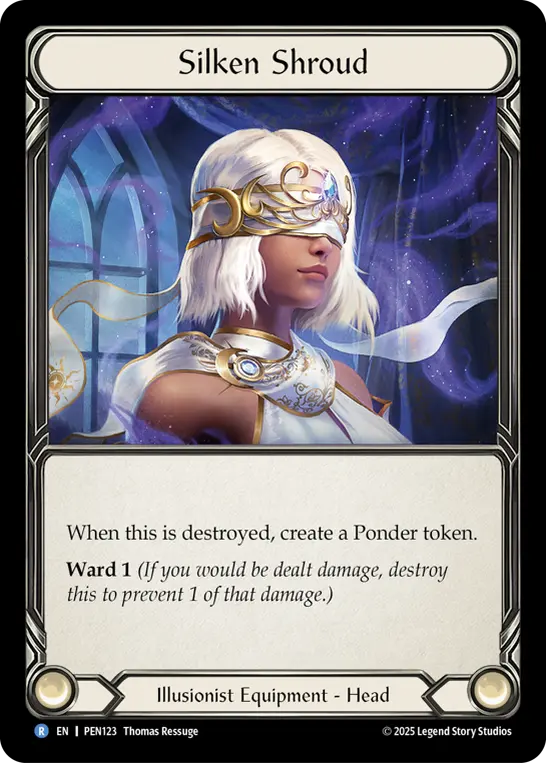 Silken Shroud — Compendium of Rathe Flesh and Blood card by Thomas Boatwright