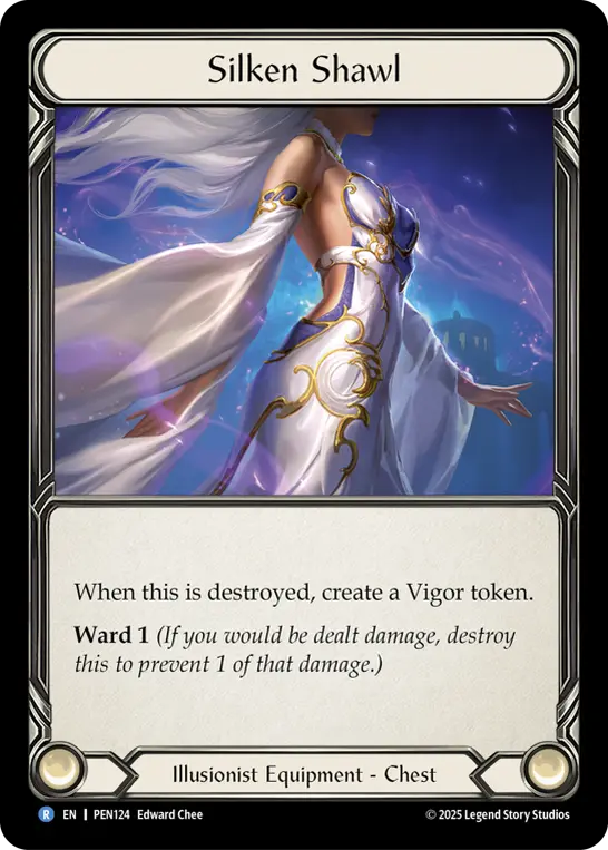 Silken Shawl — Compendium of Rathe Flesh and Blood card by Edward Chee